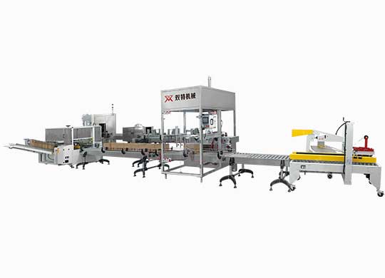 ST-ZX-500型全自動(dòng)開(kāi)箱、裝箱、封箱機(jī)組